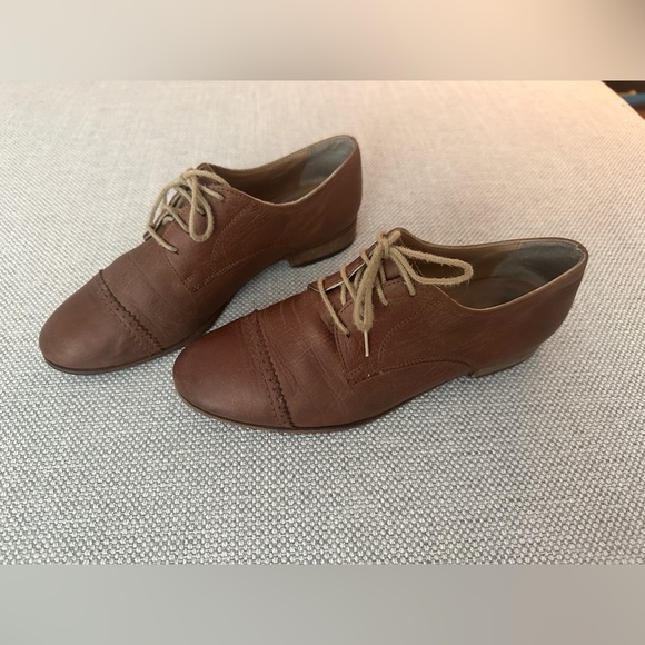 LA CANADIENNE Vintage Leather Shoes Made in Italy - Picture 2 of 5